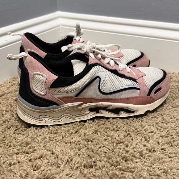 Sandro Paris Flame Sneakers Rose Vieux Pink and White - Picture 2 of 10